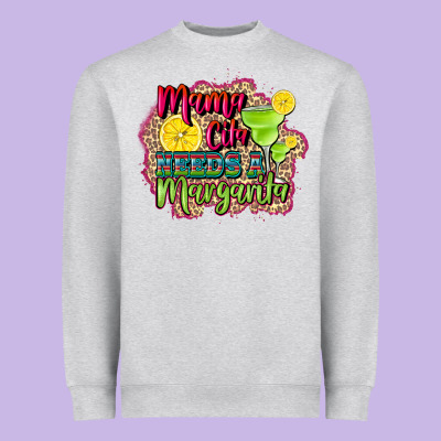 Mama Cita Needs A Margarita Heavyweight Sweatshirt Designed By Cts Tumbler Store