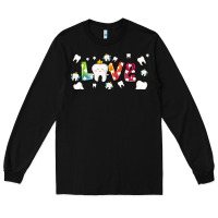 Black love tooth and tooth fairy Long Sleeve Tee - AdoDesignShop