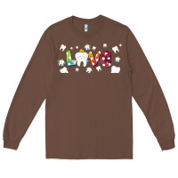 Chestnut love tooth and tooth fairy Long Sleeve Tee - AdoDesignShop