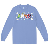Colony Blue love tooth and tooth fairy Long Sleeve Tee - AdoDesignShop