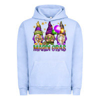 Pigment Grape Ice Mardi Gras crew with gnomes Urban Hoodie - NancyCooperArtShop