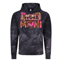 Cloud Black football mini with leopard Vintage Hoodie - Zillion Design Studio