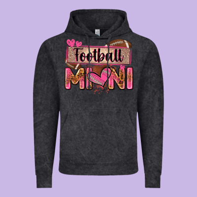 Football Mini With Leopard Vintage Hoodie Designed By Zillion Design Studio