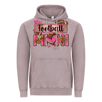 Vintage Zinc football mini with leopard Vintage Hoodie - Zillion Design Studio