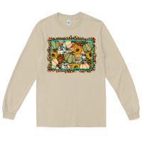 Mushroom Fall pumpkin Long Sleeve Tee - Artiststas