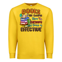 Lemon books are cheaper than therapy Premium Sweatshirt - MaliasSmallBusiness