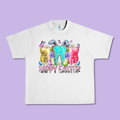 Happy Easter Tooth Urban Heavy Tee Designed By Racoondesign