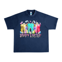 Navy happy easter tooth Urban Heavy Tee - RacoonDesign
