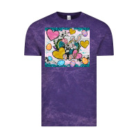 Easter Hearts Cowhide Tumbler Easter Day Vintage Tee | Teevron