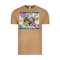 Vintage Camel Easter hearts Cowhide tumbler Easter Day Vintage Tee - Neo Western