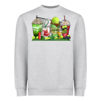 Heather Grey tennis coffee cups Heavyweight Sweatshirt - Zillion Design Studio