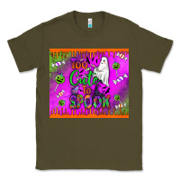 Army Green too cute to spook Classic Tee - BundleAndBundleShop