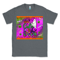 Charcoal Heather too cute to spook Classic Tee - BundleAndBundleShop