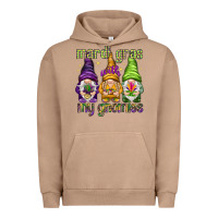 Pigment Burro Mardi Gras with my gnomes Urban Hoodie - NancyCooperArtShop