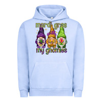 Pigment Grape Ice Mardi Gras with my gnomes Urban Hoodie - NancyCooperArtShop