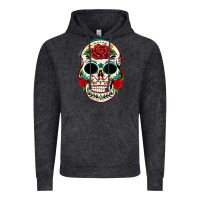 Vintage Black mexican day of the dead Vintage Hoodie - texasbilliewilder