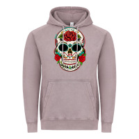 Vintage Zinc mexican day of the dead Vintage Hoodie - texasbilliewilder