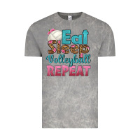 Cloud Rock eat sleep volleyball repeat Vintage Tee - HRA Design Shop