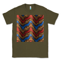Army Green leopard 4th of july seamless pattern Classic Tee - BundleAndBundleShop
