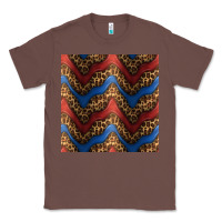 Chestnut leopard 4th of july seamless pattern Classic Tee - BundleAndBundleShop