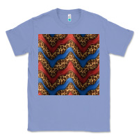 Colony Blue leopard 4th of july seamless pattern Classic Tee - BundleAndBundleShop