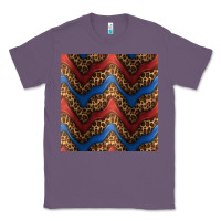 Lavender leopard 4th of july seamless pattern Classic Tee - BundleAndBundleShop