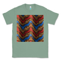 Sage leopard 4th of july seamless pattern Classic Tee - BundleAndBundleShop