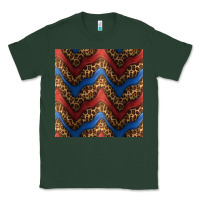 Sports Green leopard 4th of july seamless pattern Classic Tee - BundleAndBundleShop