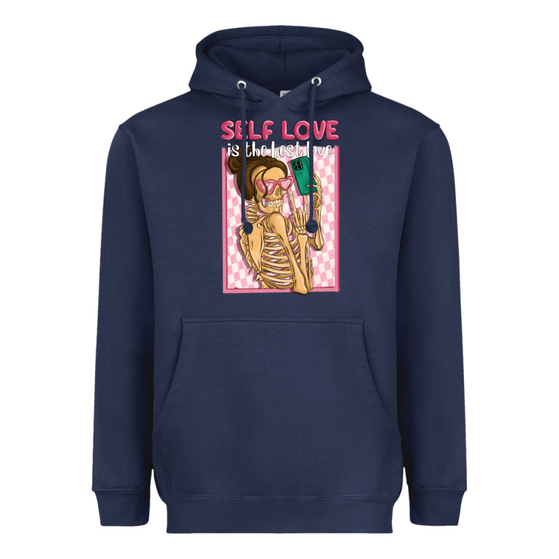 Self Love Is The Best Love Heavyweight Hoodie by MaliasSmallBusiness | Teevron