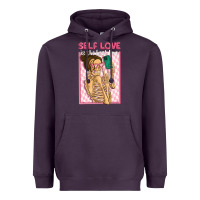 Plum self love is the best love Heavyweight Hoodie - MaliasSmallBusiness