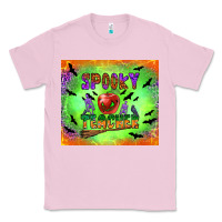 Bubblegum Pink spooky teacher Classic Tee - BundleAndBundleShop