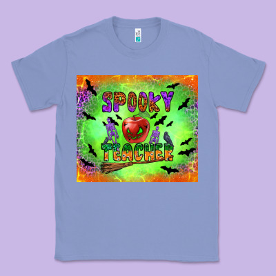Spooky Teacher Classic Tee Designed By Bundleandbundleshop