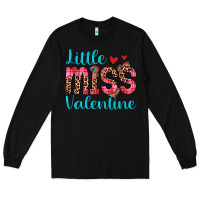 Black little miss valentine Long Sleeve Tee - JahusDesignShop