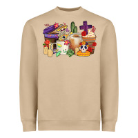 Mushroom mexican dia de los muertos coffee cups Heavyweight Sweatshirt - CTS Tumbler Store