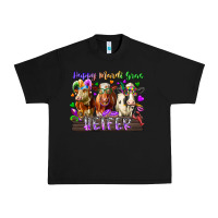 Black happy mardi gras heifer Urban Heavy Tee - RacoonDesign