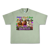Oil Green happy mardi gras heifer Urban Heavy Tee - RacoonDesign