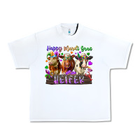 White happy mardi gras heifer Urban Heavy Tee - RacoonDesign