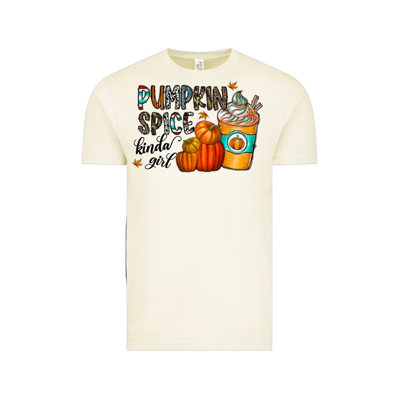 Pumpkin Spice Kinda Girl Vintage Tee by CowhideDigitalArt | Teevron