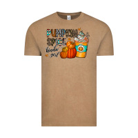 Vintage Coffee pumpkin spice kinda girl Vintage Tee - CowhideDigitalArt