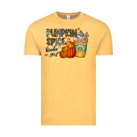 Vintage Mustard pumpkin spice kinda girl Vintage Tee - CowhideDigitalArt