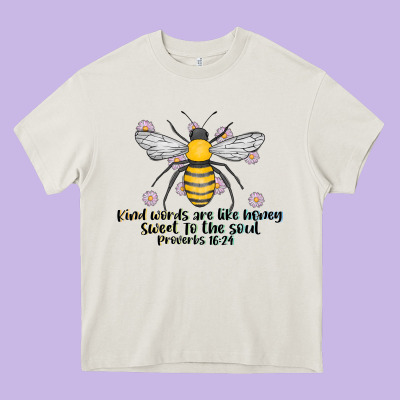 Kinda Words Are Like Honey Sweet To The Soul Heavy Core Tee Designed By Cowhidedigitalart
