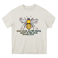 Cream Kinda Words Are Like Honey Sweet To The Soul Heavy Core Tee - CowhideDigitalArt