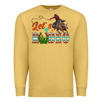 Antique Gold lets rodeo Premium Sweatshirt - NancyCooperArtShop