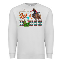 Dove Grey lets rodeo Premium Sweatshirt - NancyCooperArtShop
