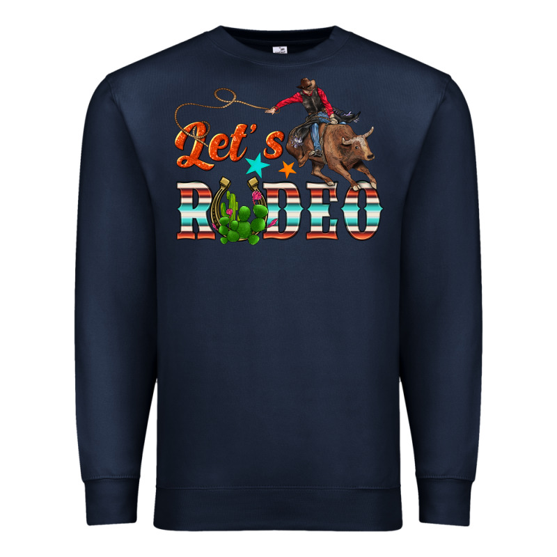 Lets Rodeo Premium Sweatshirt by NancyCooperArtShop | Teevron