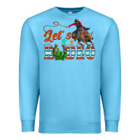 Ocean Blue lets rodeo Premium Sweatshirt - NancyCooperArtShop