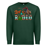 Sports Green lets rodeo Premium Sweatshirt - NancyCooperArtShop
