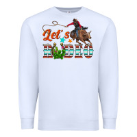 White lets rodeo Premium Sweatshirt - NancyCooperArtShop