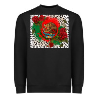 Black mexican flag and roses Heavyweight Sweatshirt - CTS Tumbler Store