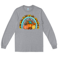 Heather Grey Fall rainbow Long Sleeve Tee - Artiststas